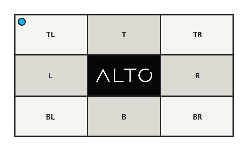 Source with transparent padding